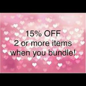 15% off 2 or more items!